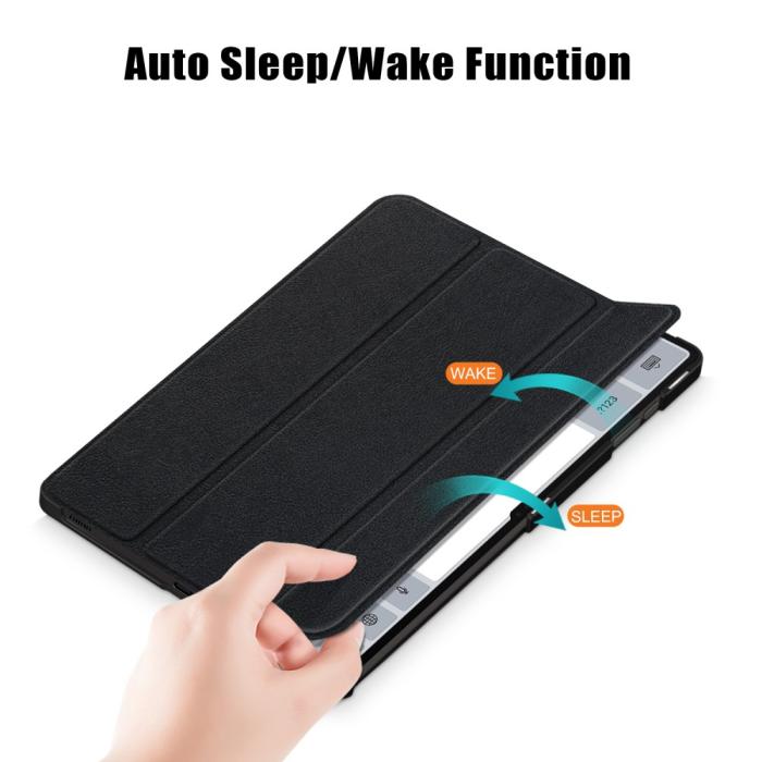 Bild 5,  Samsung Galaxy Tab S9 Ultra Fodral Tri-Fold Svart - Teknikhallen.se