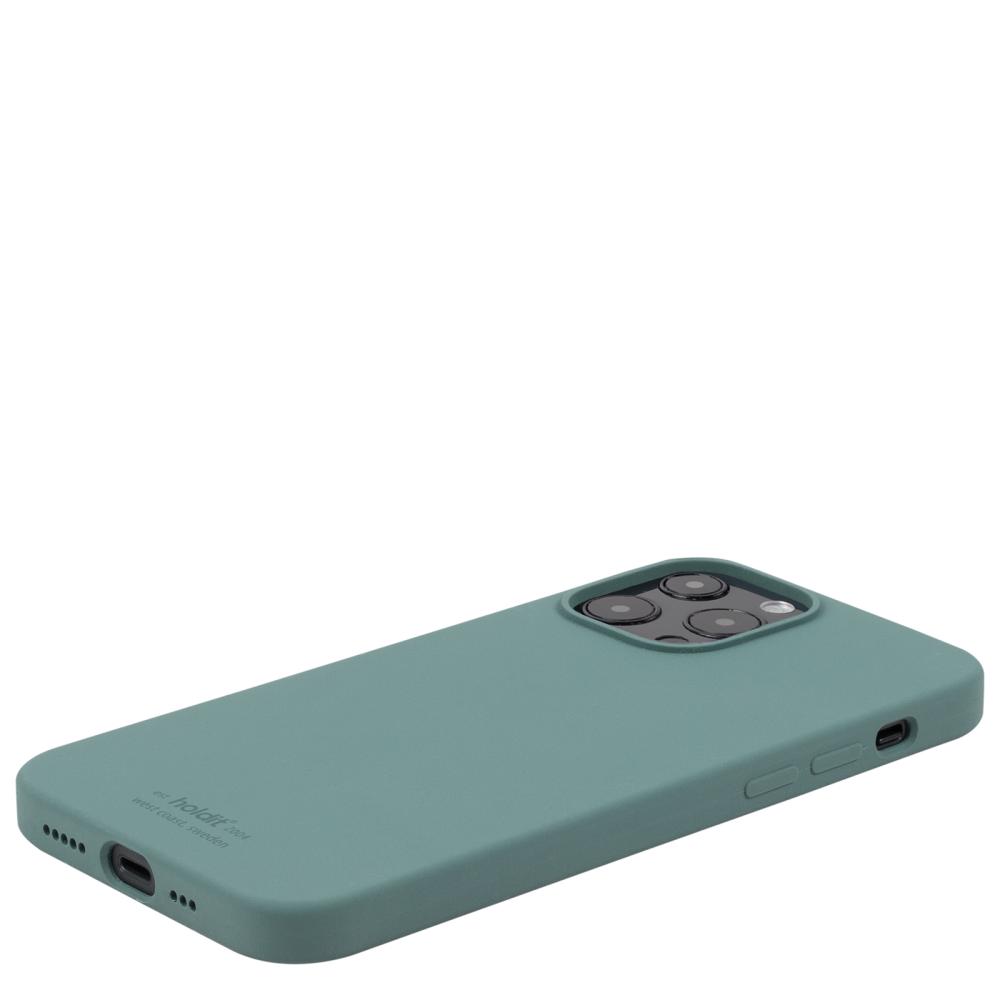 holdit holdit iPhone 13 Pro Max - Mobilskal Silikon - Moss Green - Teknikhallen.se