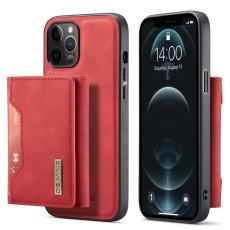 DG.MING iPhone 13 Mini - DG.MING 2in1 Skal Magnetisk Avtagbart Kortfack - R&ouml;d - Teknikhallen.se