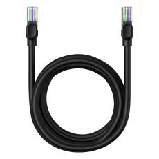 BASEUS BASEUS 3 m Cat5 RJ45 N&auml;tverkskabel Svart - Teknikhallen.se