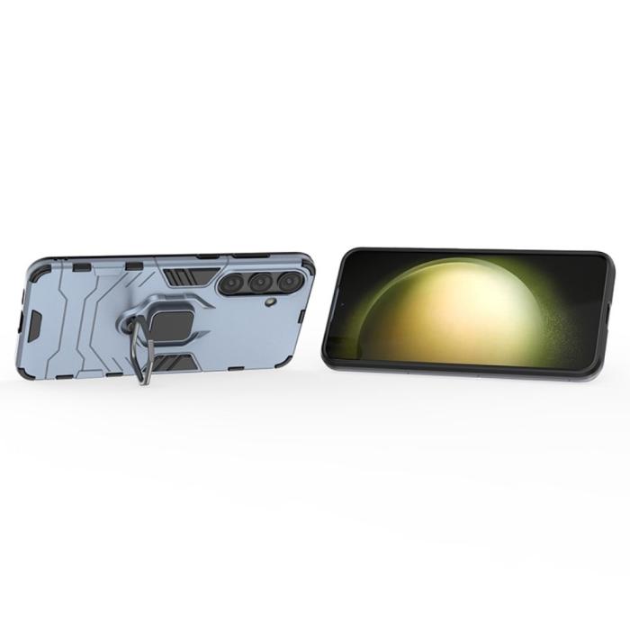 Bild 2,  Samsung Galaxy S24 Plus Skal Ring Hybrid Armor Navy Blue - Teknikhallen.se