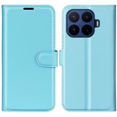  Xiaomi 17T Pro Fodral Litchi L&auml;der Ljus Bl&aring; - Teknikhallen.se