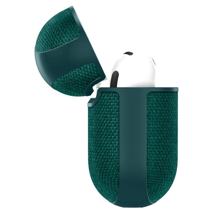Bild 4, Spigen Spigen AirPods 4 Skal Urban Fit Midnight Green - Teknikhallen.se