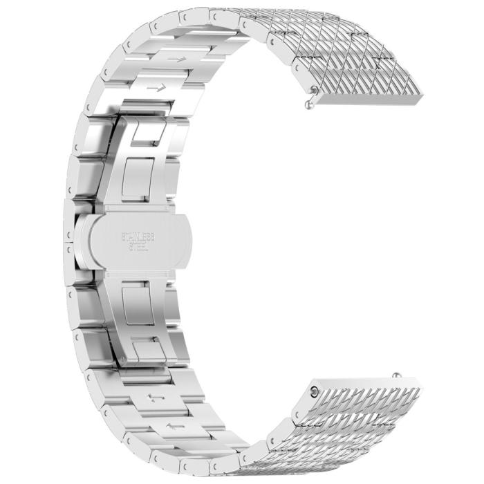 Bild 4,  Klockarmband 22 mm Rostfritt Stål Silver - Teknikhallen.se