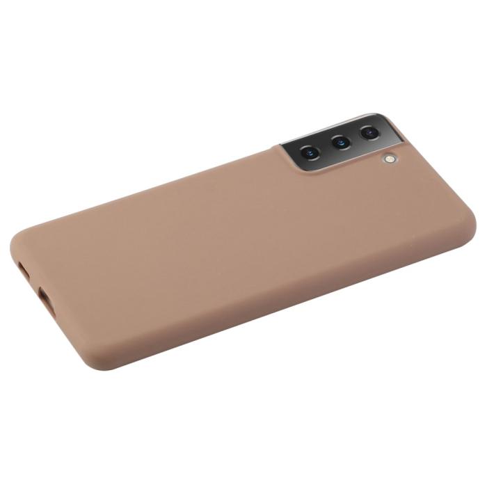 Bild 2,  Samsung Galaxy S22 Plus Skal Matt TPU Brun - Teknikhallen.se