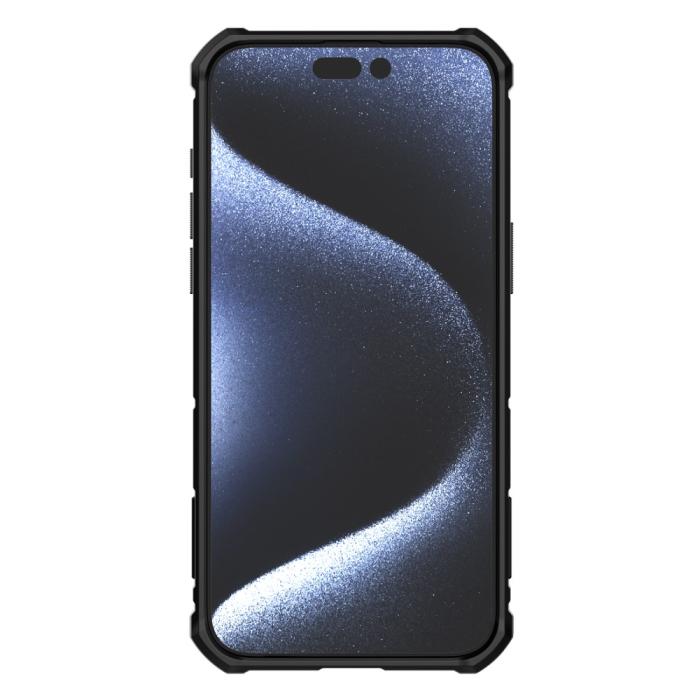 Bild 2, NILLKIN NILLKIN iPhone 15 Pro Max Skal CamShield Armor Ring Grön - Teknikhallen.se