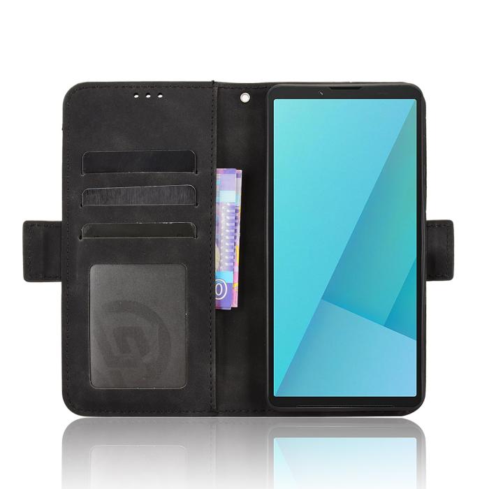Bild 6,  Sony Xperia 10 VII Fodral Med Avtagbart Kortfodral Svart - Teknikhallen.se