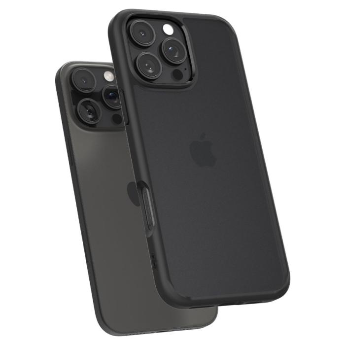 Bild 5, Spigen Spigen iPhone 16 Pro Max Skal Ultra Hybrid Frostad Svart - Teknikhallen.se