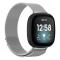  Fitbit Versa 4/Sense 2 Armband Milanese Loop Silver - Teknikhallen.se