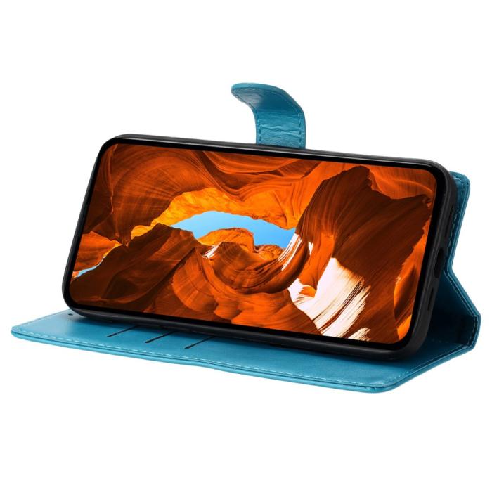 Bild 3,  Samsung Galaxy A16/A26 5G Fodral Med Blommigt Tryck Blå - Teknikhallen.se