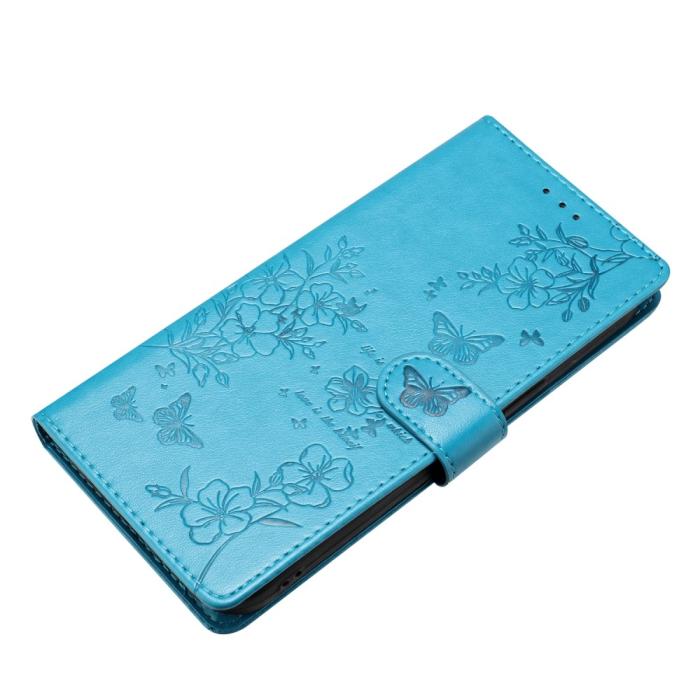 Bild 4,  Samsung Galaxy A16/A26 5G Fodral Med Blommigt Tryck Blå - Teknikhallen.se