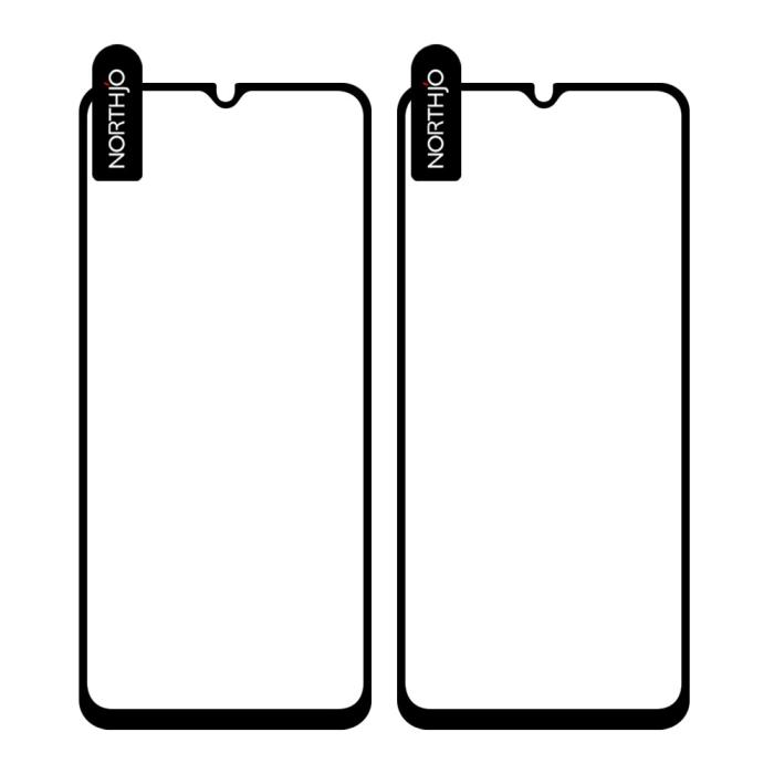 Bild 2, NORTHJO NORTHJO Galaxy A14 4G/5G 2-PACK Skärmskydd Heltäckande - Teknikhallen.se