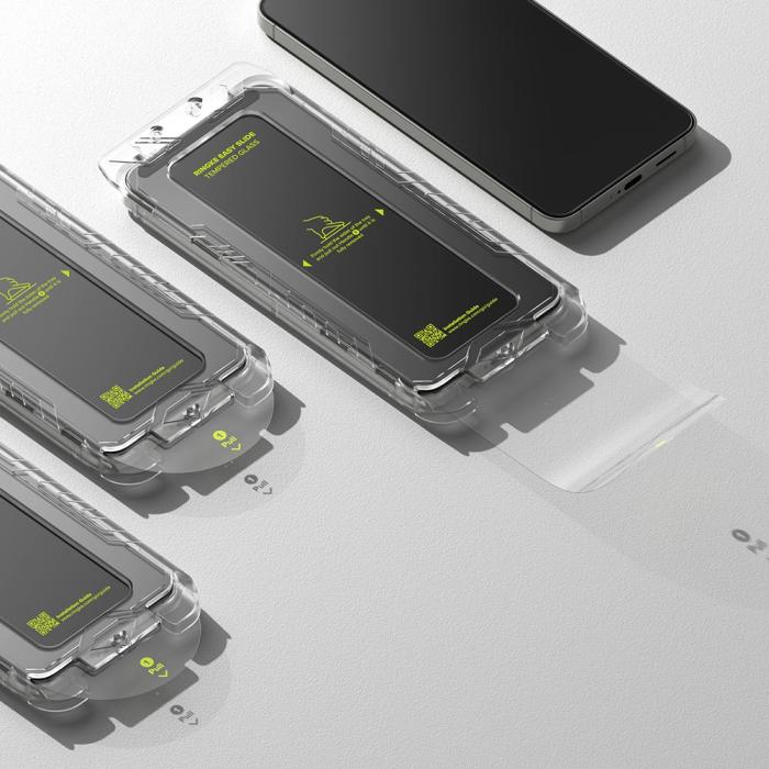 Bild 3, Ringke Ringke Galaxy S25 / S24 2-PACK Easy Slide Skärmskydd Härdat Glas - Teknikhallen.se