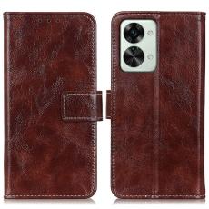  OnePlus Nord 2T 5G Fodral Crazy Horse L&auml;der Brun - Teknikhallen.se