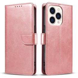  iPhone 15 Plus Fodral Läder Roséguld - Teknikhallen.se