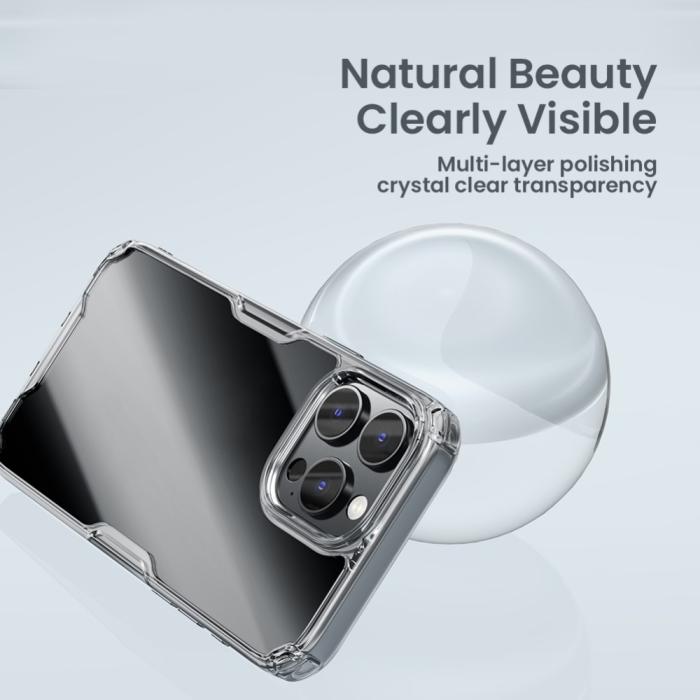 Bild 6, NILLKIN NILLKIN iPhone 16 Pro Max Skal Nature Pro Blå - Teknikhallen.se