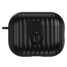  AirPods Pro 3 Skal Hybrid Shell Texture Svart - Teknikhallen.se