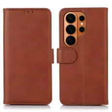  Samsung Galaxy S26 Ultra Fodral L&auml;der Brun - Teknikhallen.se