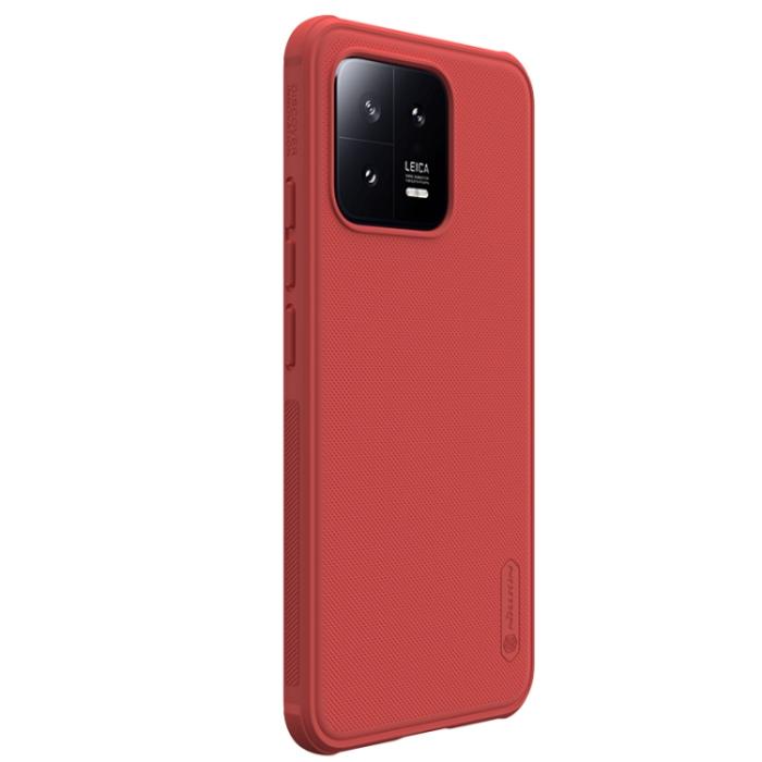 Bild 2, NILLKIN NILLKIN Xiaomi 13 5G Skal Frosted Shield Pro Röd - Teknikhallen.se