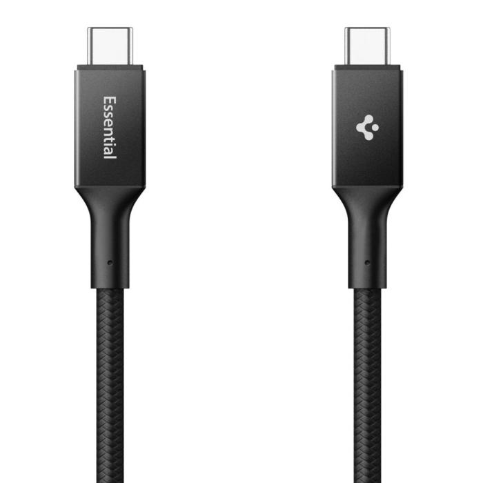 Bild 2, Spigen Spigen 1.5m 240W USB-C - USB-C Kabel Svart - Teknikhallen.se
