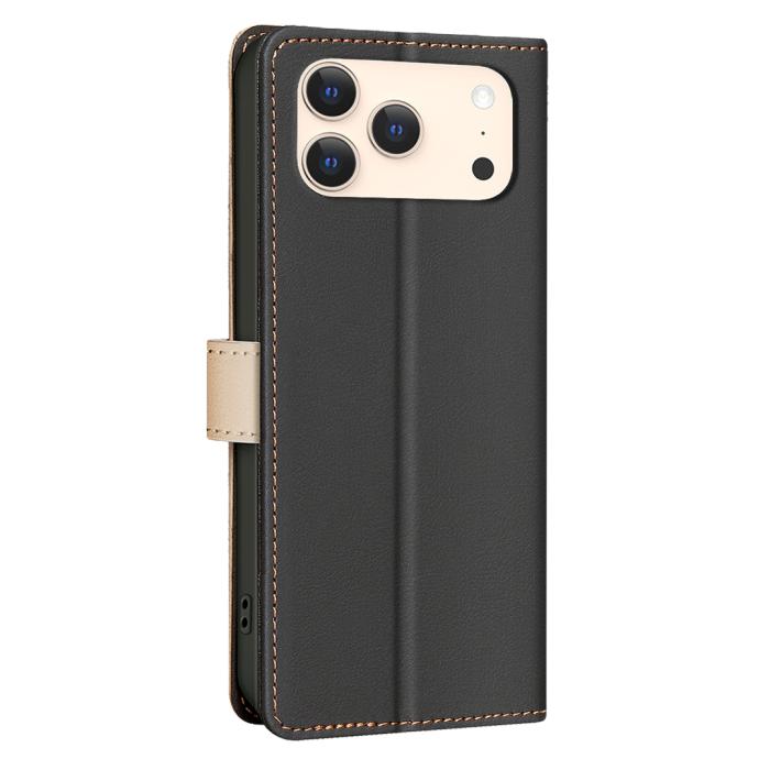 Bild 3, BINFEN BINFEN iPhone 17 Pro Max Fodral RFID Splicing Color Svart - Teknikhallen.se