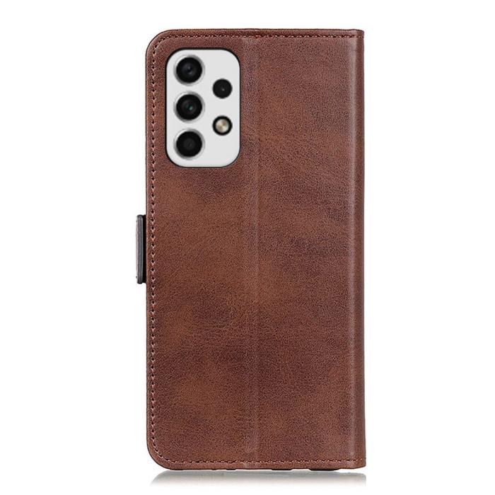 Bild 3,  Samsung Galaxy A23 5G Fodral Magnetisk Stängning Brun - Teknikhallen.se