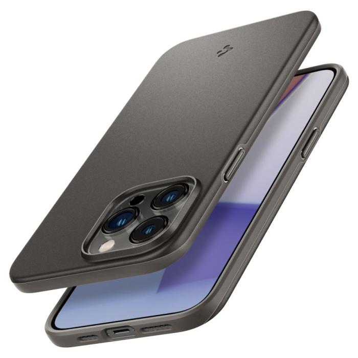 Bild 6, Spigen Spigen iPhone 14 Pro Max Skal Thin Fit Gunmetal - Teknikhallen.se