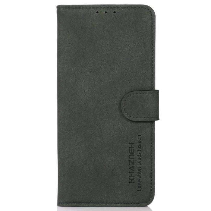 Bild 6, KHAZNEH KHAZNEH Motorola Moto E22i Fodral Retro Läder Grön - Teknikhallen.se