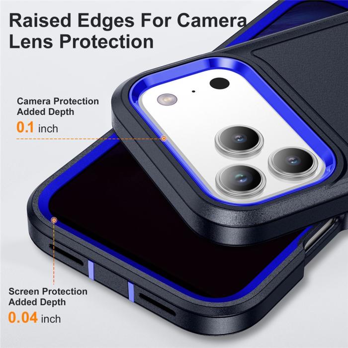 Bild 4,  iPhone 17 Pro Skal Extreme Shockproof Hybrid Blå - Teknikhallen.se