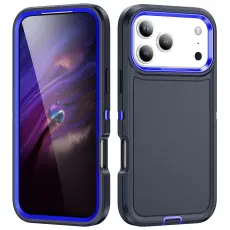  iPhone 17 Pro Skal Extreme Shockproof Hybrid Bl&aring; - Teknikhallen.se