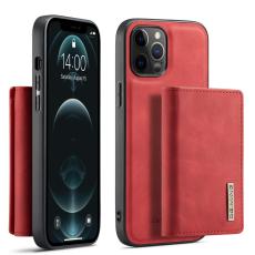 DG.MING iPhone 13 Mini - DG.MING 2in1 Skal Magnetisk Avtagbart Kortfack - R&ouml;d - Teknikhallen.se