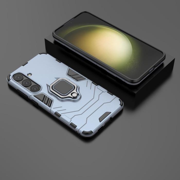 Bild 4,  Samsung Galaxy S24 Plus Skal Ring Hybrid Armor Navy Blue - Teknikhallen.se