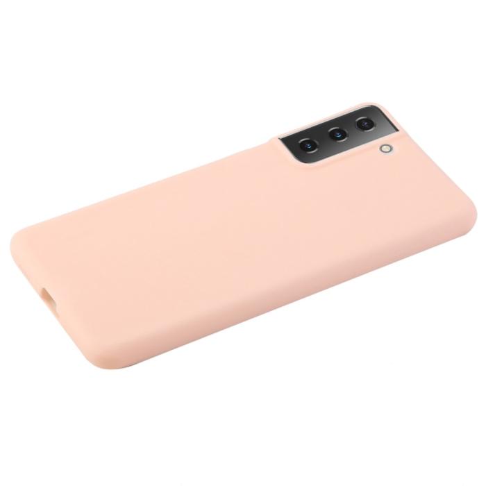 Bild 2,  Samsung Galaxy S22 Plus Skal Matt TPU Ljus Rosa - Teknikhallen.se
