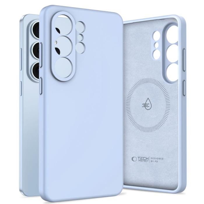 Bild 2, Tech-Protect Tech-Protect Galaxy S26 Ultra Skal MagSafe Silicone Sky Blue - Teknikhallen.se