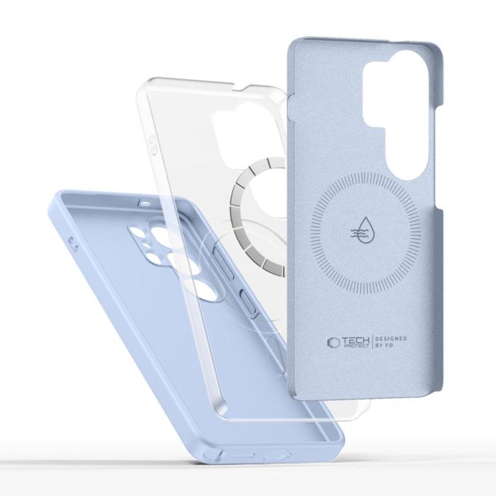 Bild 3, Tech-Protect Tech-Protect Galaxy S26 Ultra Skal MagSafe Silicone Sky Blue - Teknikhallen.se