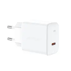 Acefast Acefast 30W GaN PD QC USB-C V&auml;ggladdare Vit - Teknikhallen.se