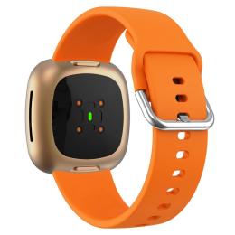  Fitbit Versa 4/Sense 2 Klockarmband Silikon Orange - Teknikhallen.se