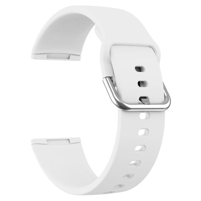 Bild 3,  Fitbit Versa 4/Sense 2 Klockarmband Silikon Vit - Teknikhallen.se