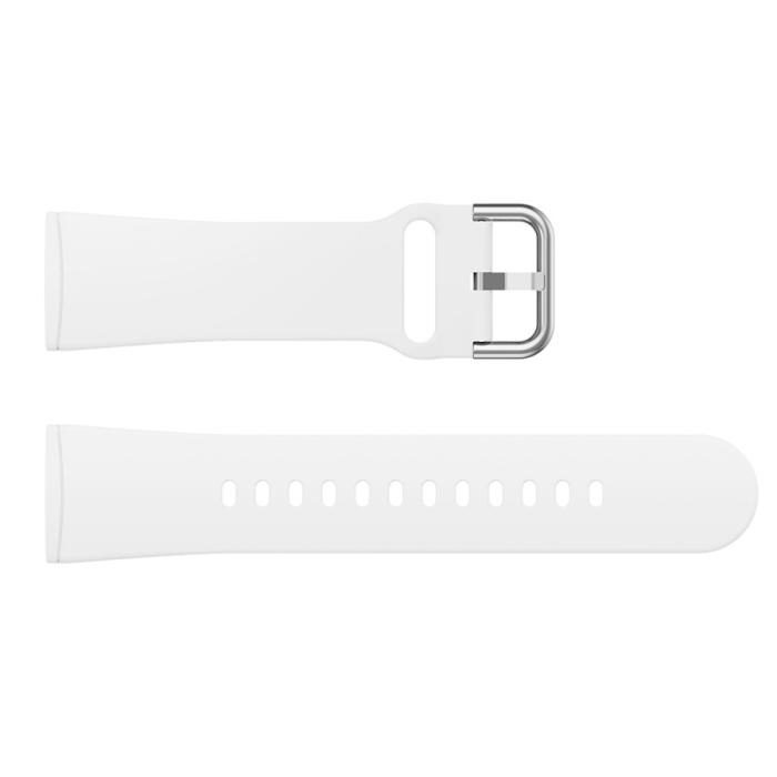 Bild 4,  Fitbit Versa 4/Sense 2 Klockarmband Silikon Vit - Teknikhallen.se