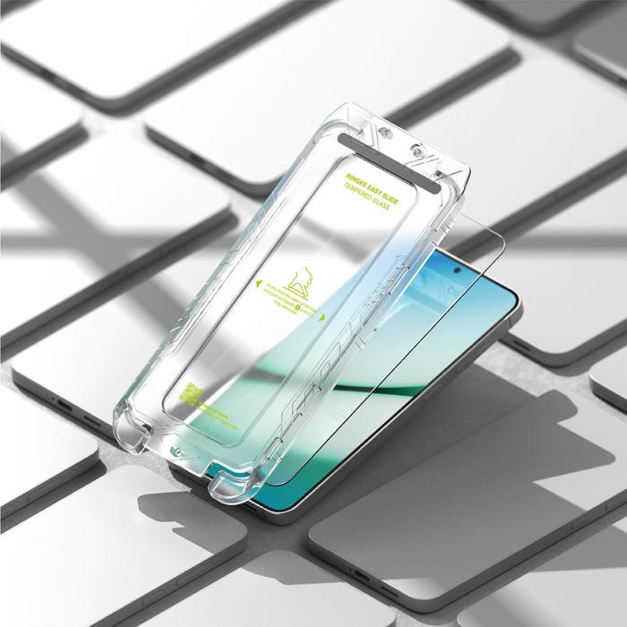 Bild 5, Ringke Ringke Galaxy S25 / S24 2-PACK Easy Slide Skärmskydd Härdat Glas - Teknikhallen.se