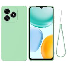  Honor X5c Plus Skal Liquid Silikon Gr&ouml;n - Teknikhallen.se