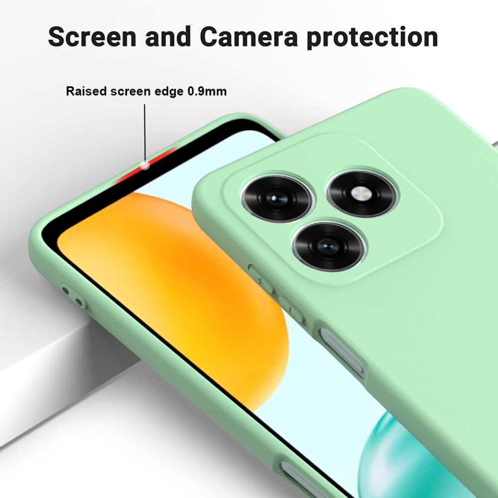  Honor X5c Plus Skal Liquid Silikon Grön - Teknikhallen.se