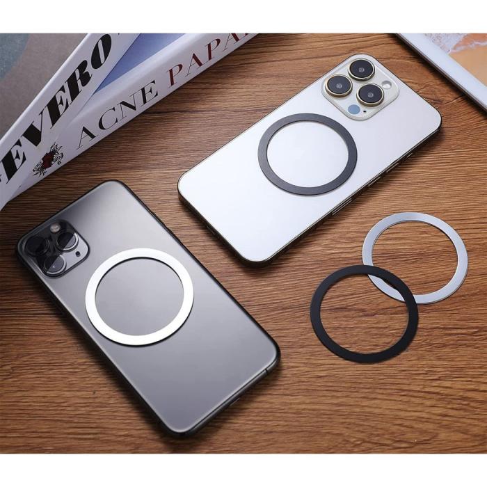 Bild 4, Tech-Protect Tech-Protect Universal Magmat MagSafe Ring Svart/Silver - Teknikhallen.se