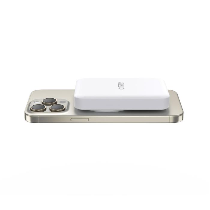 Bild 2, Tech-Protect Tech-Protect 10000 mAh MagSafe Powerbank LifeMag Vit - Teknikhallen.se