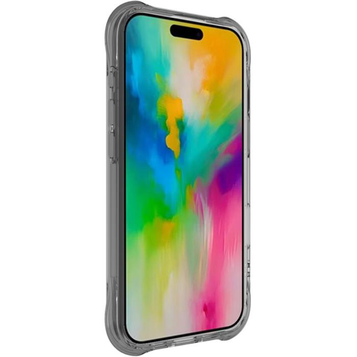 Bild 6, IMAK IMAK iPhone 16 Pro Max Skal Shockproof TPU Tonad Svart - Teknikhallen.se