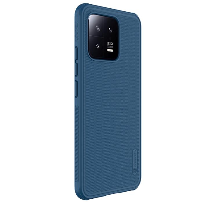 Bild 2, NILLKIN NILLKIN Xiaomi 13 5G Skal Frosted Shield Pro Blå - Teknikhallen.se