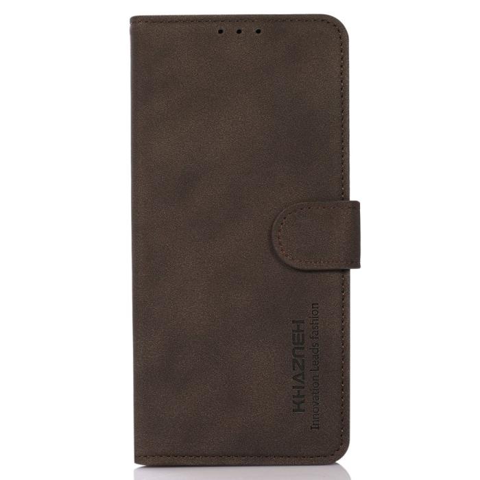 Bild 6, KHAZNEH KHAZNEH Motorola Moto E22i Fodral Retro Läder Brun - Teknikhallen.se