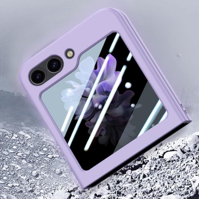 Bild 4,  Samsung Galaxy Z Flip 5 Skal Skin Touch Rosa - Teknikhallen.se