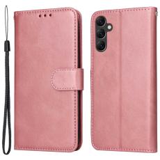  Samsung Galaxy A14 4G/5G Fodral L&auml;der Ros&eacute;guld - Teknikhallen.se