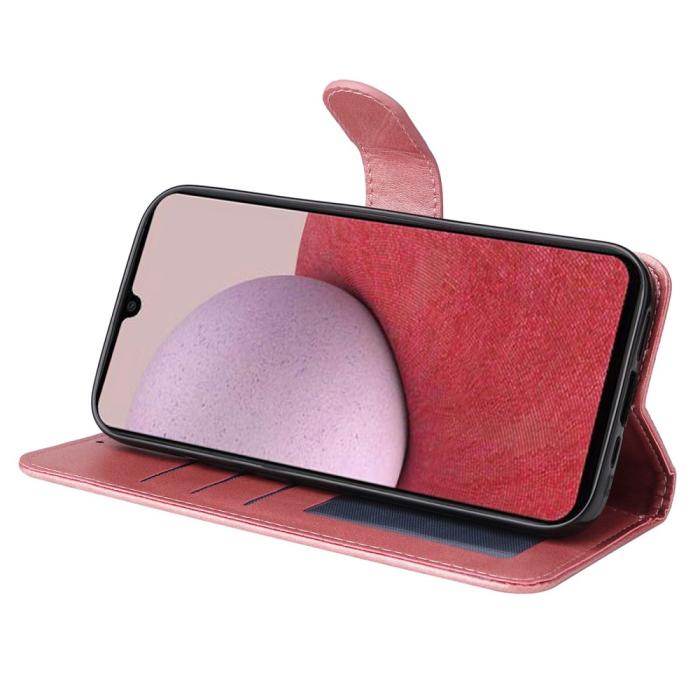 Bild 3,  Samsung Galaxy A14 4G/5G Fodral Läder Roséguld - Teknikhallen.se